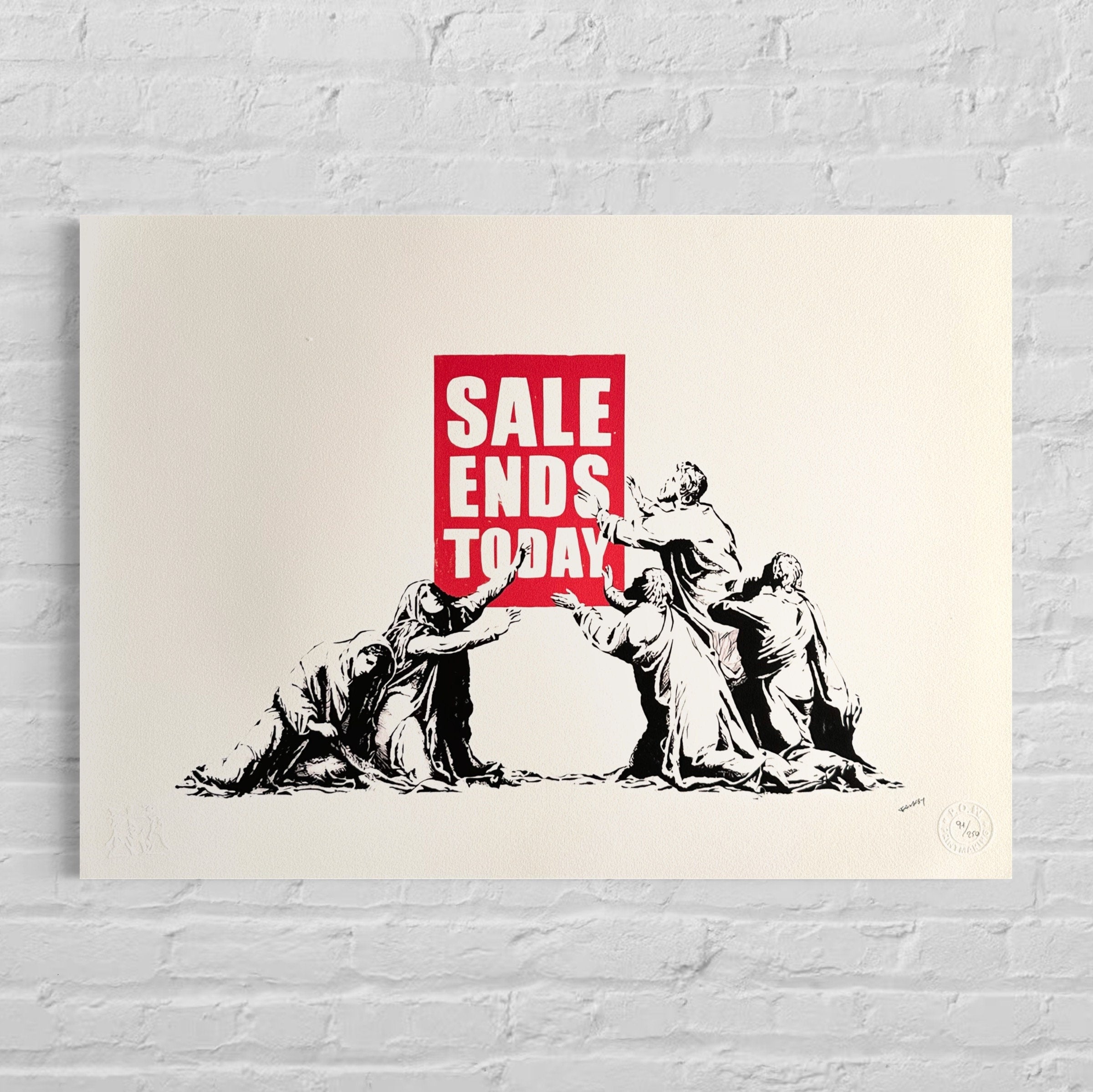 BANKSY sales end today